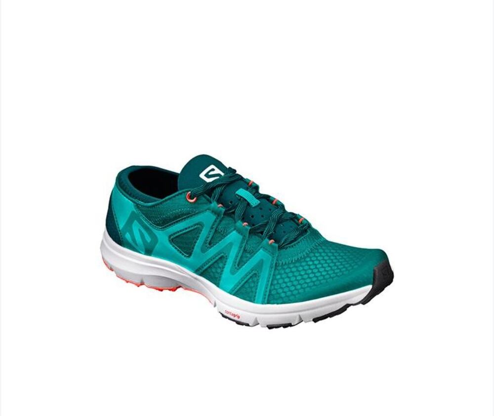 Salomon Crossamphibian Swift 2 Teal Contagrip Water Running Shoes Sz 10 Outdoors